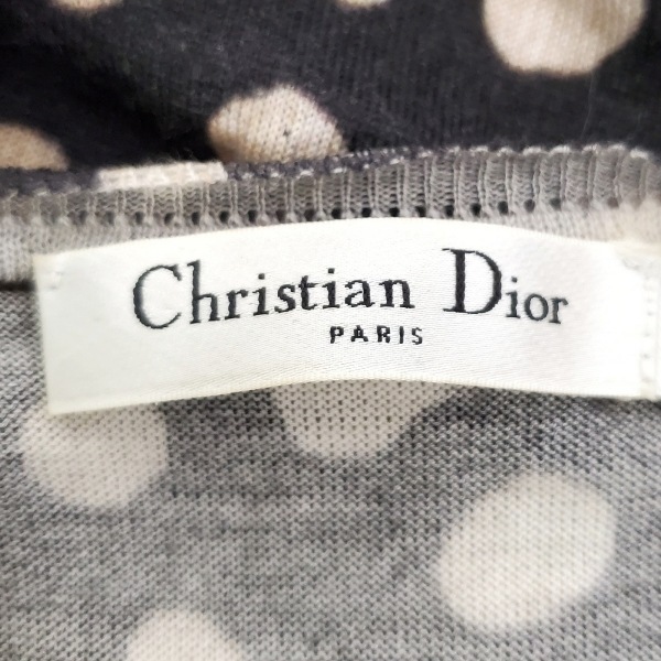  Dior / Christian Dior DIOR/ChristianDior ensemble - black × Brown × ivory lady's tops 