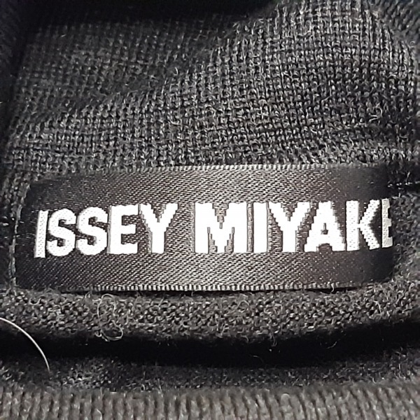 イッセイミヤケ ISSEYMIYAKE 長袖セーター/ニット サイズ4 XL - 黒 メンズ タートルネック トップス_画像3