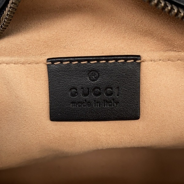 グッチ GUCCI ショルダーバッグ 447632 GGマーモント キルティング スモール ショルダーバッグ レザー 黒 チェーンショルダー バッグ_画像7