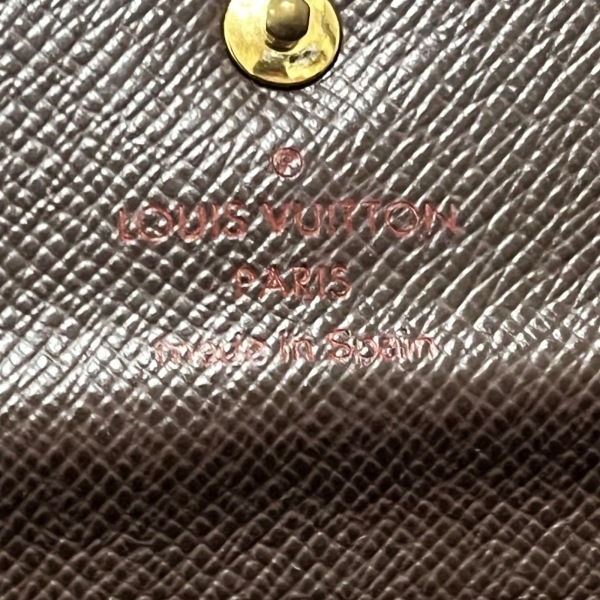 ルイヴィトン LOUIS VUITTON 長財布 N61724 ポシェットポルトモネクレディ ダミエキャンバス エベヌ CA1025 財布 ダミエ_画像5