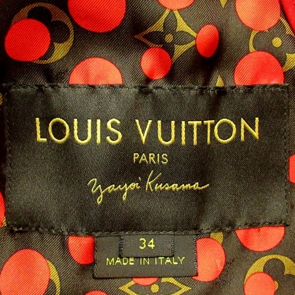 ルイヴィトン LOUIS VUITTON トレンチコート サイズ34 S RW122J F2CO13P6P - ナイロン レッド×白 レディース 美品 コート_画像3