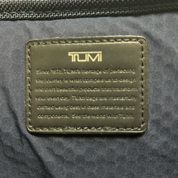 トゥミ TUMI リュックサック/バックパック 232693DSVE Alpha Bravo コーティングキャンバス×レザー 黒 バッグ_画像8