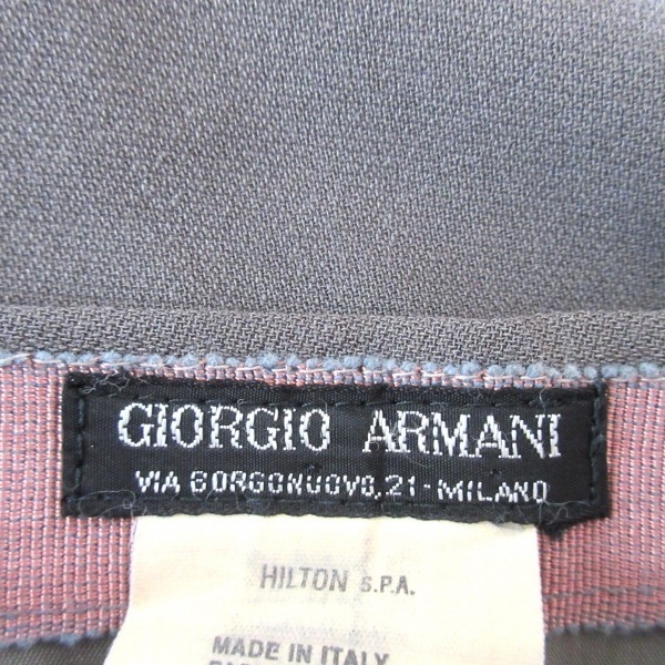 ジョルジオアルマーニ GIORGIOARMANI ロングスカート サイズ40 M - グレー レディース ボトムス_画像3