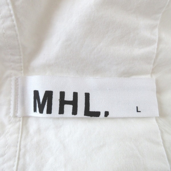 エムエイチエル MHL. 半袖シャツ サイズL - 白 メンズ トップス_画像3