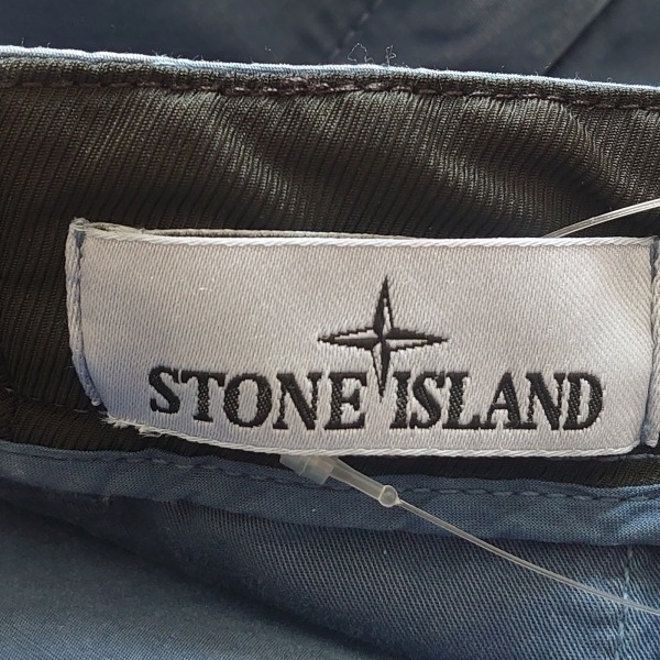 ストーンアイランド STONE ISLAND パンツ サイズL - 綿 ネイビー メンズ フルレングス ボトムスの画像3