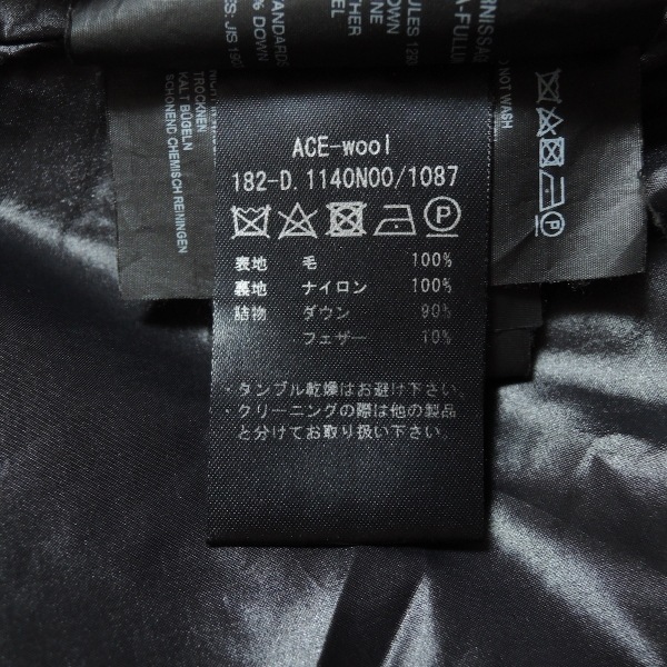 デュベティカ DUVETICA ダウンコート サイズ38 S ACE-wool ダークネイビー レディース 長袖/冬 コート_画像4