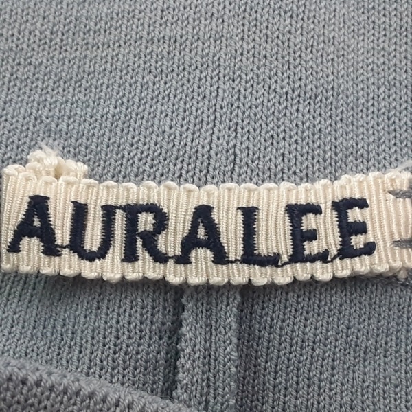 オーラリー AURALEE ロングスカート サイズ0 XS - ライトブルー レディース ウエストゴム 美品 ボトムスの画像3
