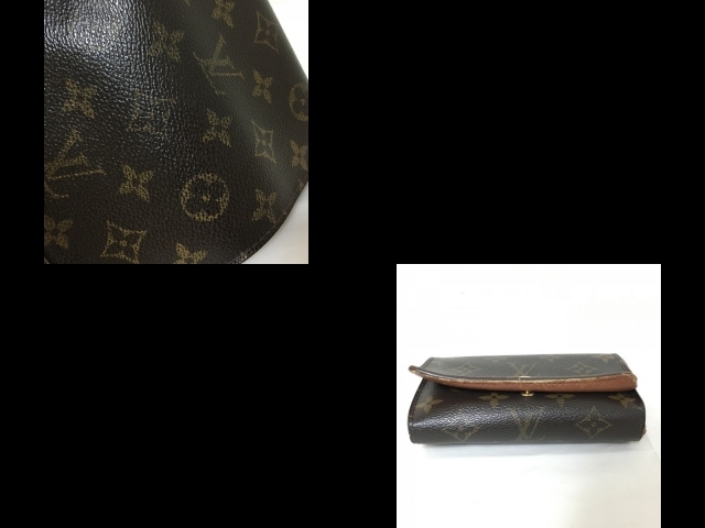 ルイヴィトン LOUIS VUITTON 2つ折り財布 M61730 ポルトモネビエトレゾール - CA0073 財布 モノグラム_画像10