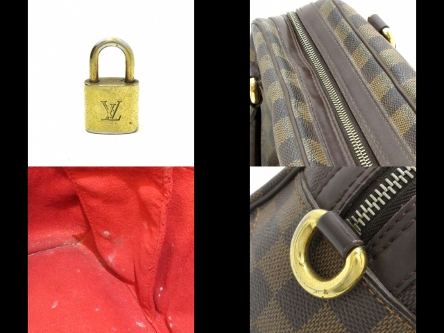 ルイヴィトン LOUIS VUITTON ハンドバッグ N60008 ドゥオモ ダミエ・キャンバス エベヌ CA0036 バッグ ダミエの画像10