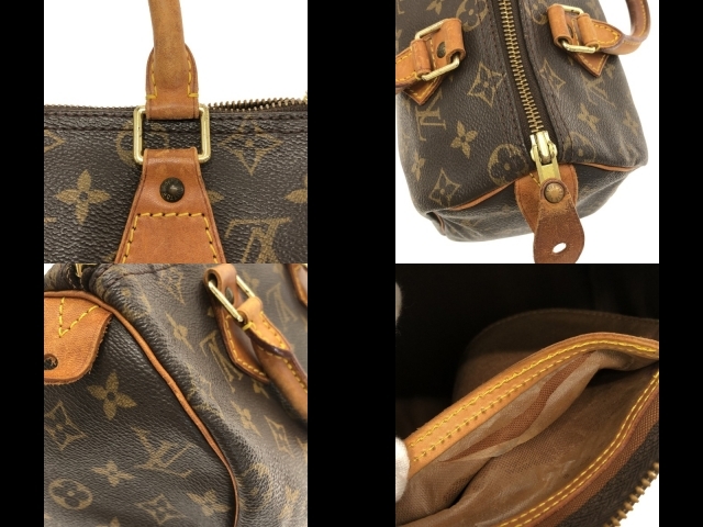 ルイヴィトン LOUIS VUITTON ハンドバッグ M41528 スピーディ25 モノグラム・キャンバス SP0998 バッグ モノグラム_画像10