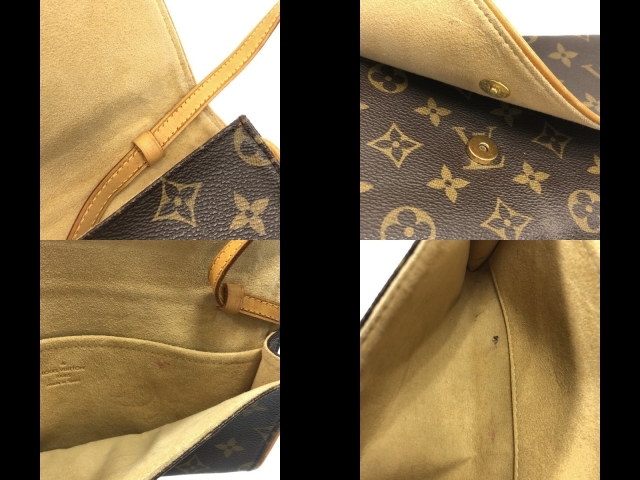 ルイヴィトン LOUIS VUITTON ショルダーバッグ M51852 ポシェット・ツインGM モノグラム・キャンバス - CA0979 バッグ モノグラム_画像10