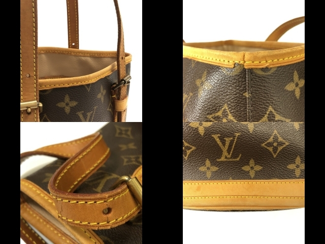 ルイヴィトン LOUIS VUITTON ショルダーバッグ M42238 プチ・バケット モノグラム・キャンバス - FL0073 バッグ モノグラム_画像10