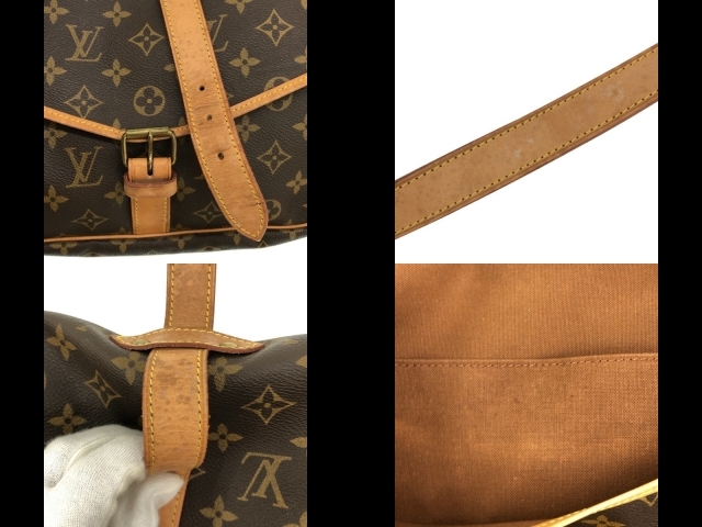 ルイヴィトン LOUIS VUITTON ショルダーバッグ M42254 ソミュール35 モノグラム・キャンバス - 8905V.I. バッグ モノグラム_画像10