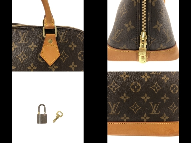 ルイヴィトン LOUIS VUITTON ハンドバッグ M51130(新型) アルマ モノグラム・キャンバス BA1011 バッグ モノグラム_画像10