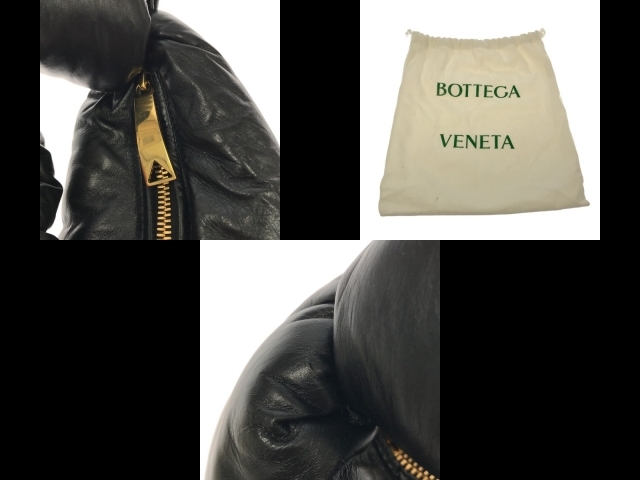 ボッテガヴェネタ BOTTEGA VENETA ハンドバッグ 717508 ミニ ザ・ジョディ/パデッド ジョディ カーフレザー 黒 バッグの画像10