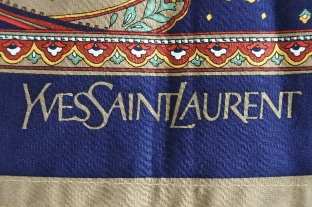 送料無料 YVES SAINT LAURENT イヴ・サンローラン イヴ サンローラン YSL エプロン 未使用品 日本製_画像5