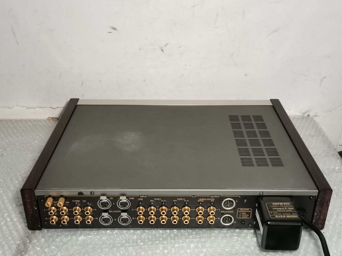 [中古 プリアンプ 綺麗]ONKYO Integra P-388_画像4