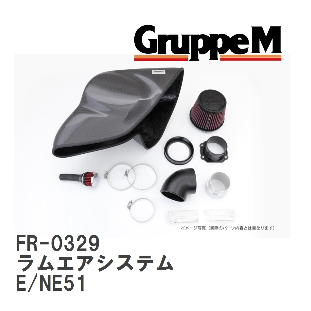 【GruppeM】 M's K&N ラムエアシステム ニッサン エルグランド E/NE51 3.5 02-10 [FR-0329]_画像1