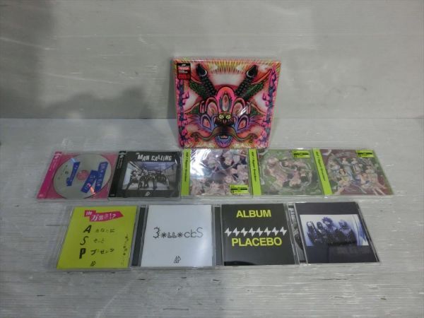 T【N3-19】【80サイズ】▲一部未開封/ASP CDセット/MAN CALLING PLACEBO 他/邦楽/J-POP/※傷・ケース割れ有_画像1