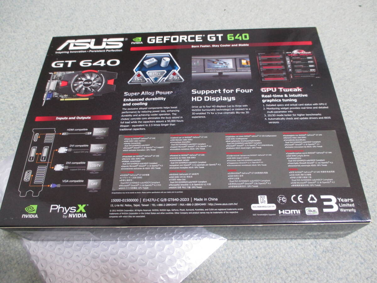 ☆ ASUS NVIDIA GeForce GT 640  графика  доска  