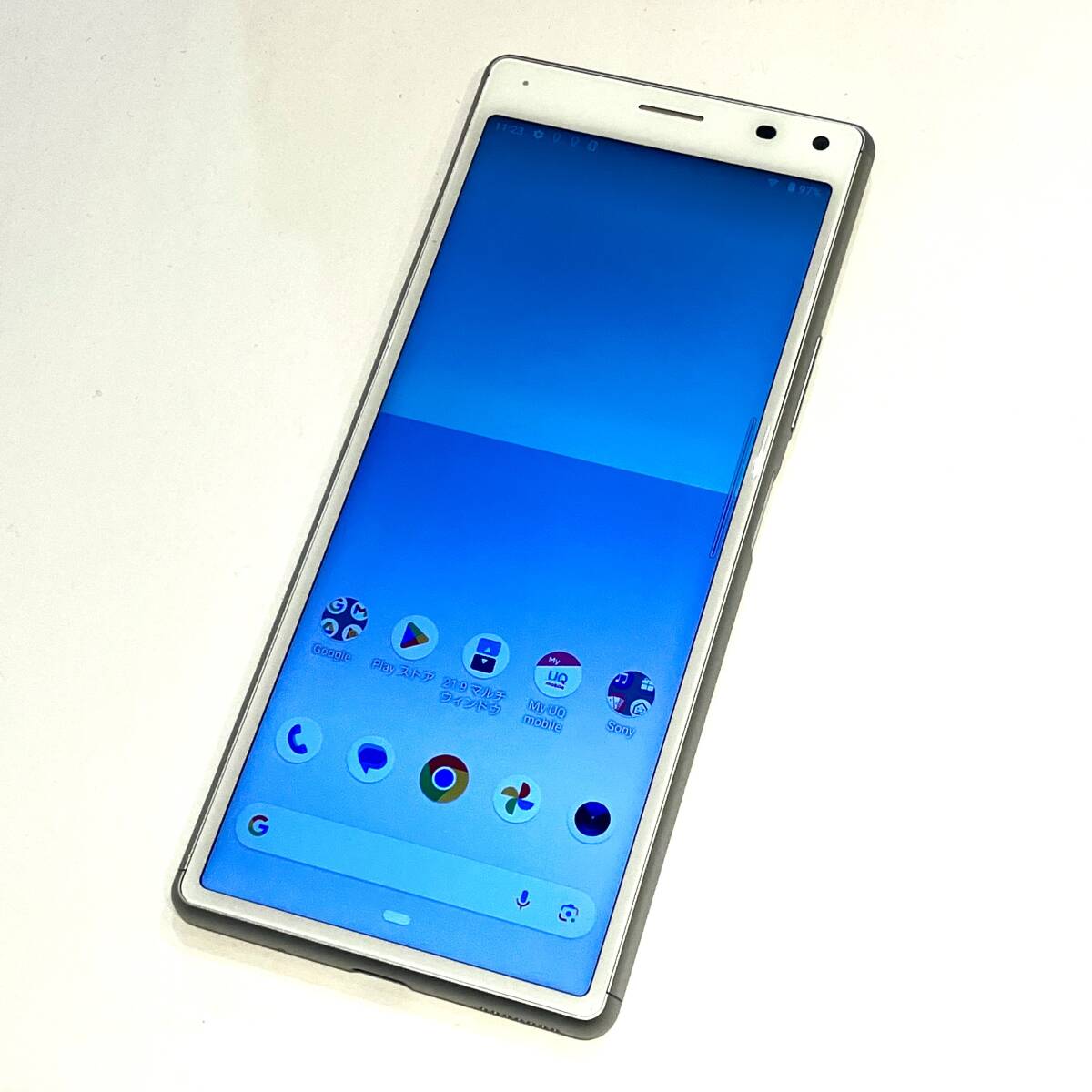 【中古 超美品】SIMフリー SONY Xperia 8 SOV42-u ホワイト 利用制限〇 SOV42と同等 UQmobile版