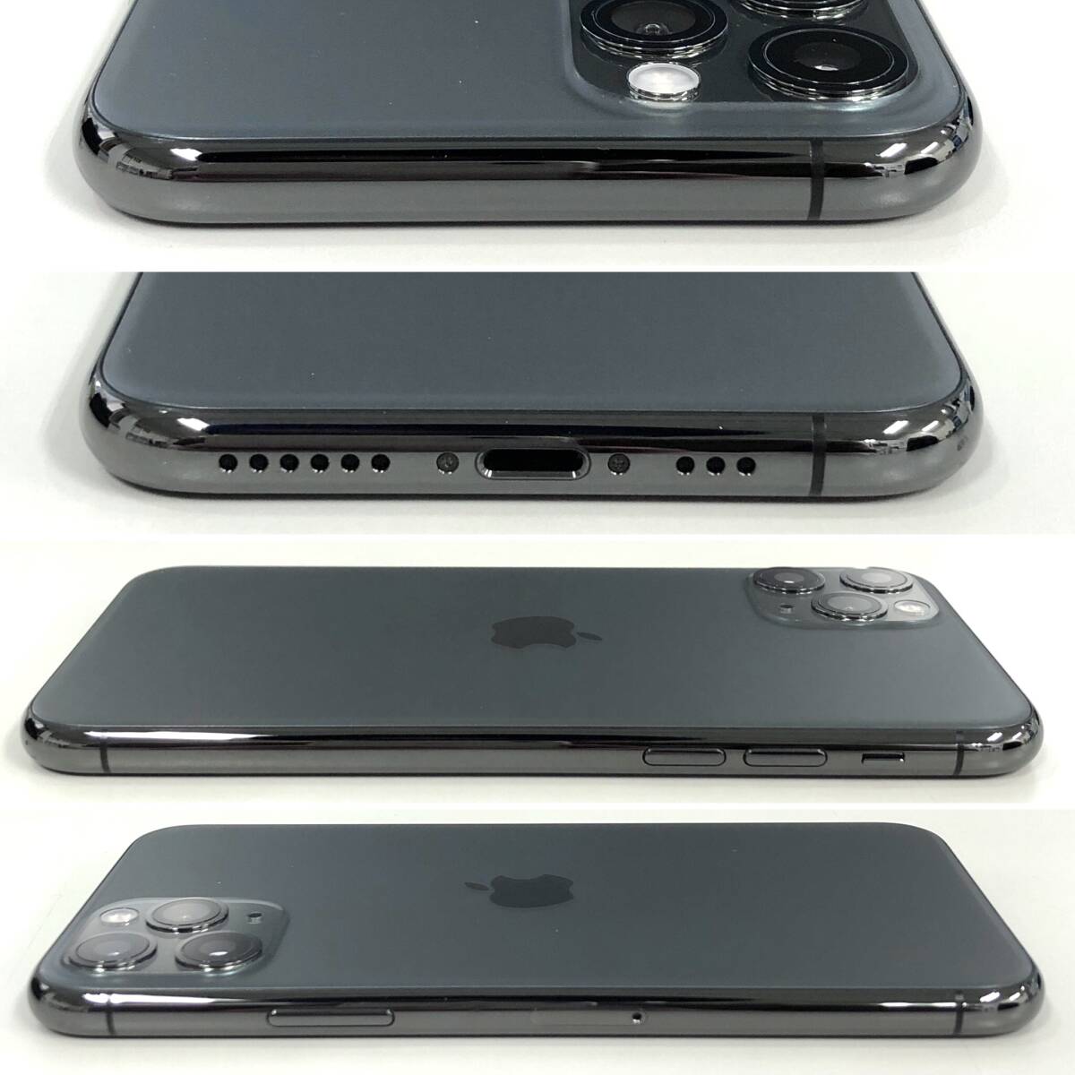 【中古美品】国内版SIMフリー iPhone 11 Pro 512GB スペースグレイ MWCD2J/Aの画像4