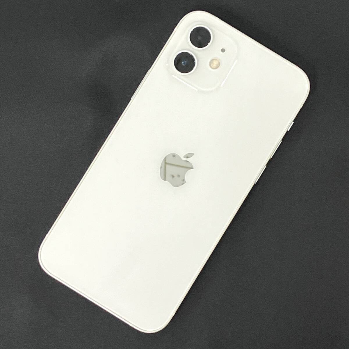 【中古 超美品】SIMフリー iPhone12 128GB ホワイト MGHV3J/A バッテリー最大容量89% 利用制限〇 au版の画像2
