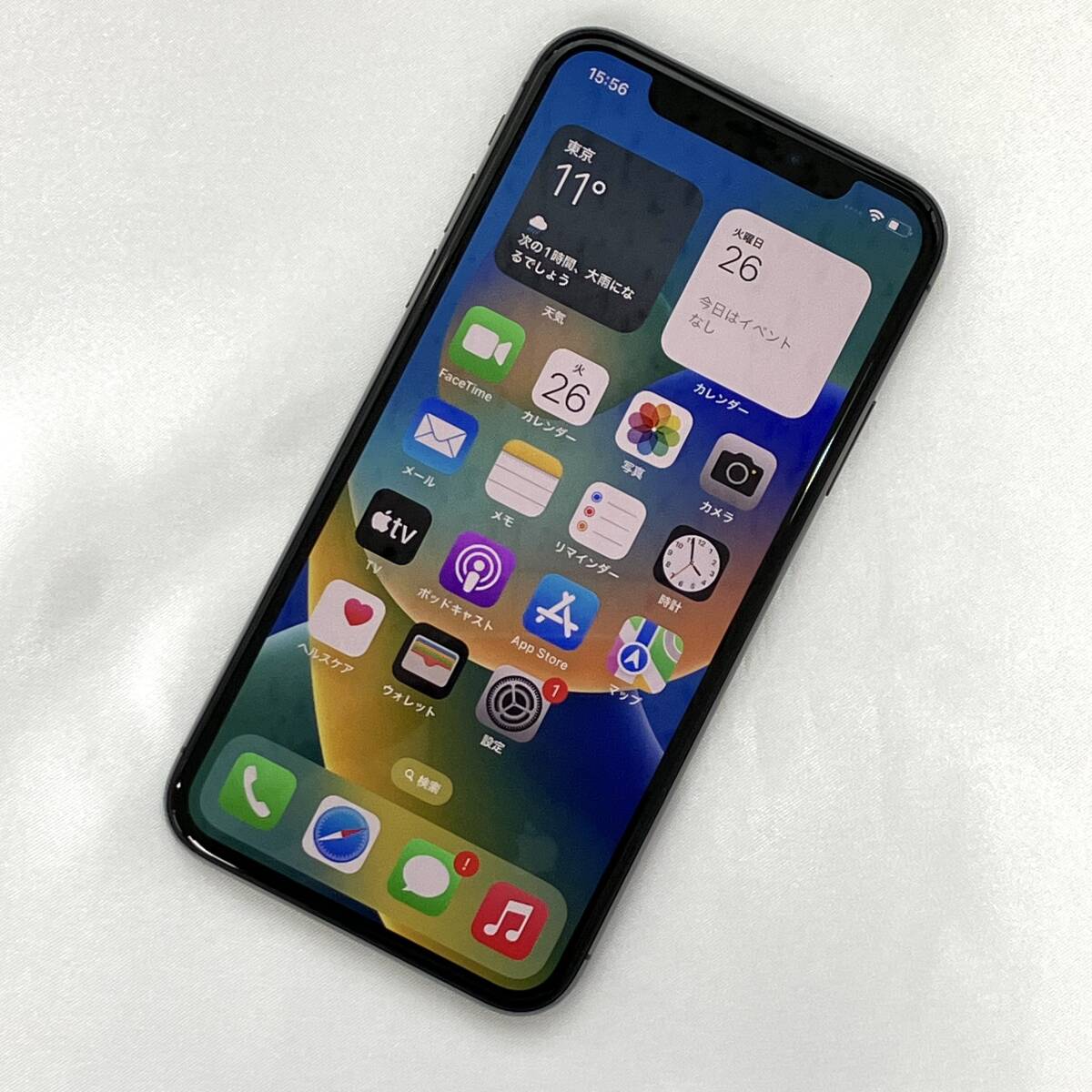 【中古 訳あり】SIMフリー iPhoneX 64GB スペースグレイ MQAX2J/A 利用制限〇 softbank版_画像1