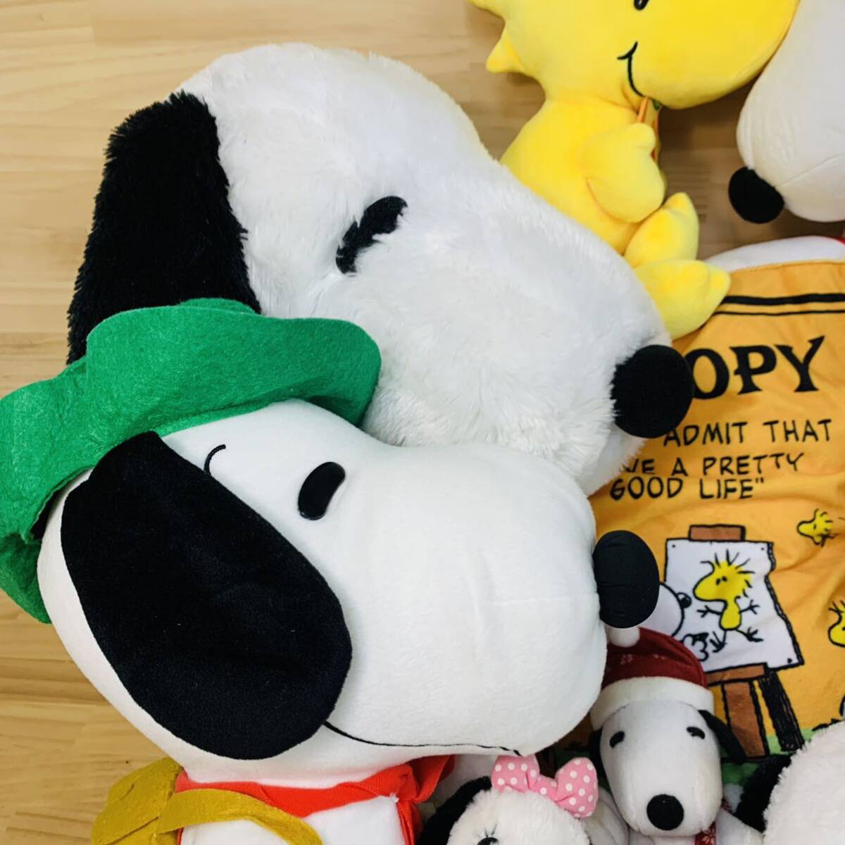 XX37260 まとめ売り PEANUTS ピーナッツ SNOOPY スヌーピー ぬいぐるみ マスコット_画像2