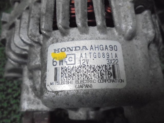 9FC5502 QF6)) ホンダ N-BOX JF1 前期型 SSパッケージ 純正 ダイナモ　AHGA90　走行距離115749km_画像2