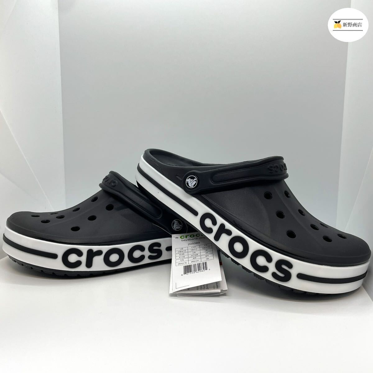 【新品未使用】クロックス BAYABAND CLOG バヤバンド クロッグ ブラックM4/W6 22cm