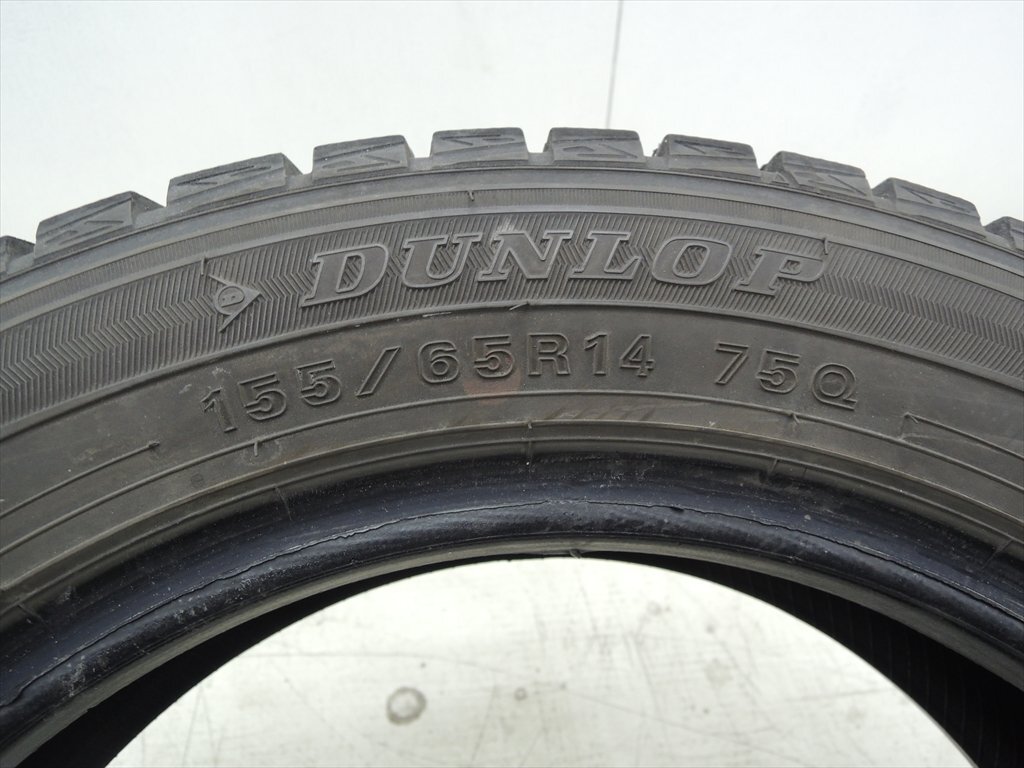 155/65R14 ダンロップ WINTERMAXX WM01 ウィンターマックス 4本 冬タイヤ 手渡し可!個人宅着払い!J499_画像7