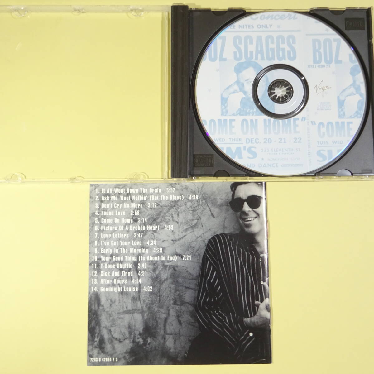 ◆CD　ボズ・スキャッグス / カム・オン・ホーム　BOZ SCAGGS / COME ON HOME　1997年　US盤　ブルース　13枚目のアルバム_画像3