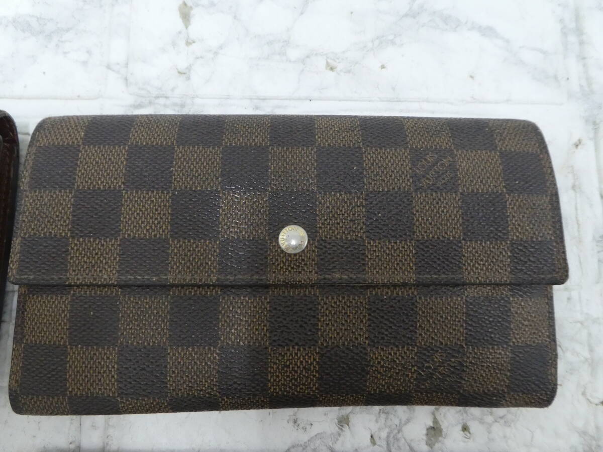 ☆ LOUISVUITTON ルイヴィトン 財布 レディース ウォレット 札入れ まとめ 3点セット 中古品 ジャンク品 1円スタート ☆_画像2