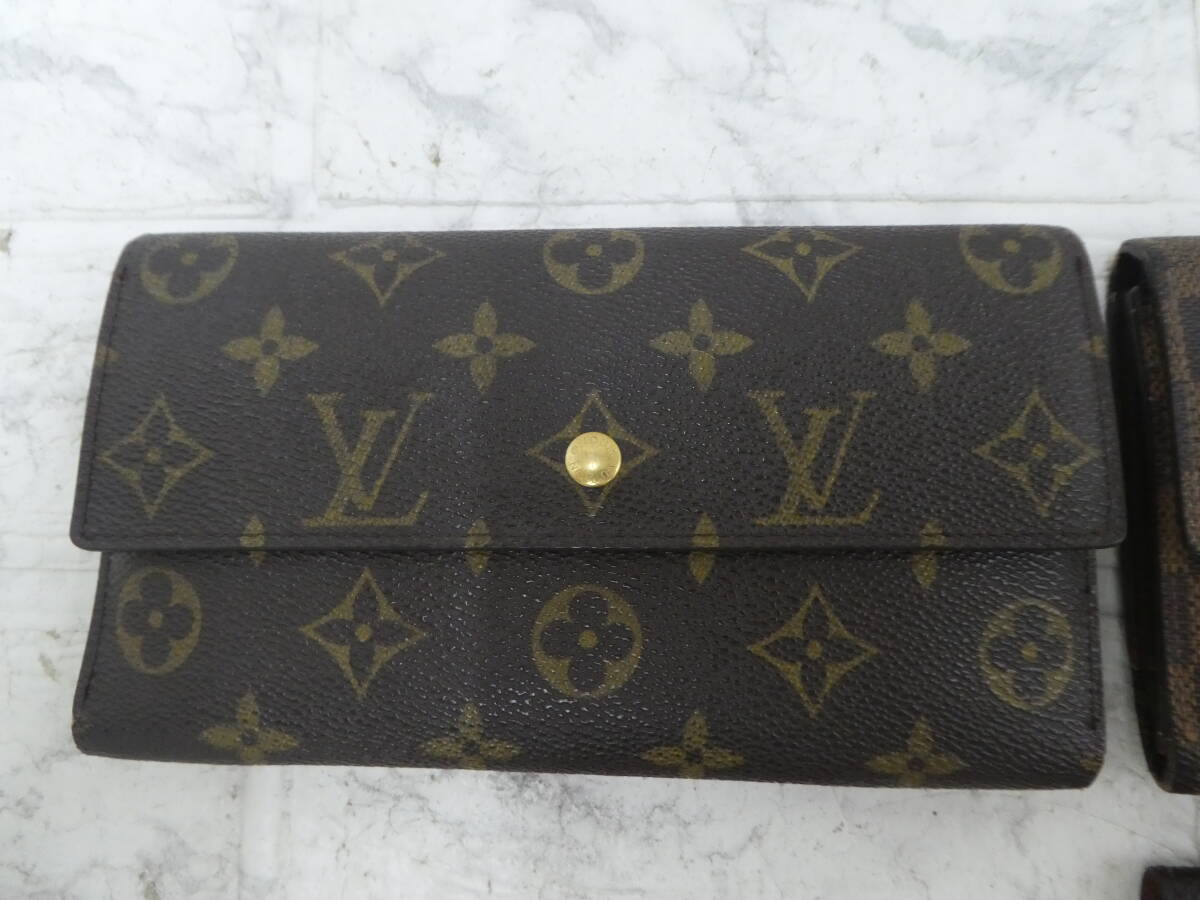 ☆ LOUISVUITTON ルイヴィトン 財布 レディース ウォレット 札入れ まとめ 3点セット 中古品 ジャンク品 1円スタート ☆_画像3