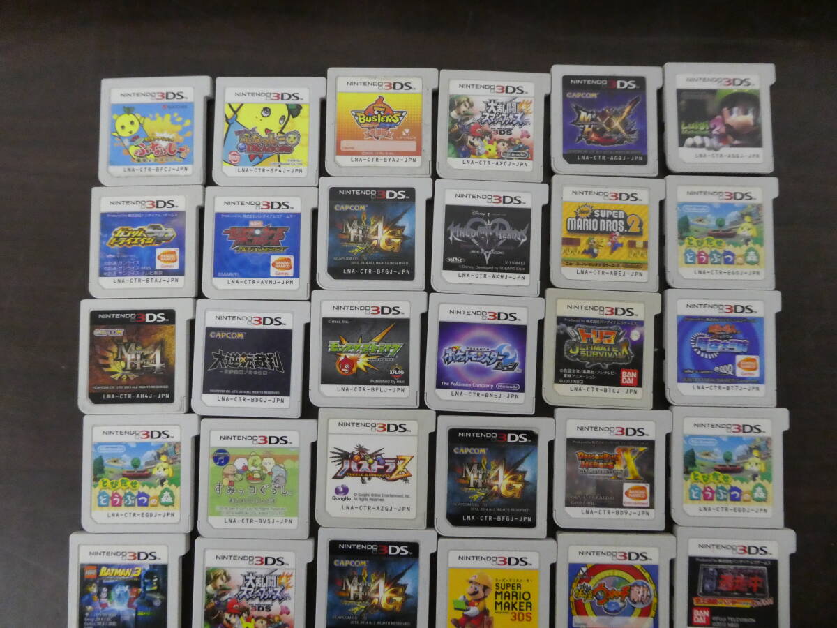 *3DS soft all sorts . summarize Monstar Hunter ..... .. large ..s mash Brothers paz gong etc. 40ps.@ and more 1 jpy start *