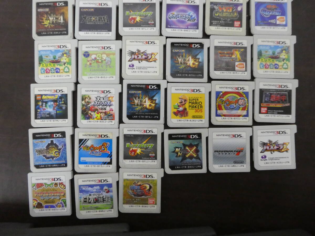 *3DS soft all sorts . summarize Monstar Hunter ..... .. large ..s mash Brothers paz gong etc. 40ps.@ and more 1 jpy start *