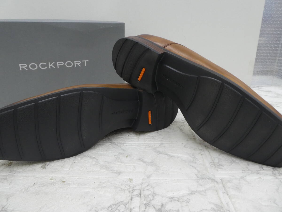 * блокировка порт ROCKPORT туфли без застежки бизнес 2 CH5541 оттенок коричневого не использовался товар 27.5.9.5W 1 иен старт *