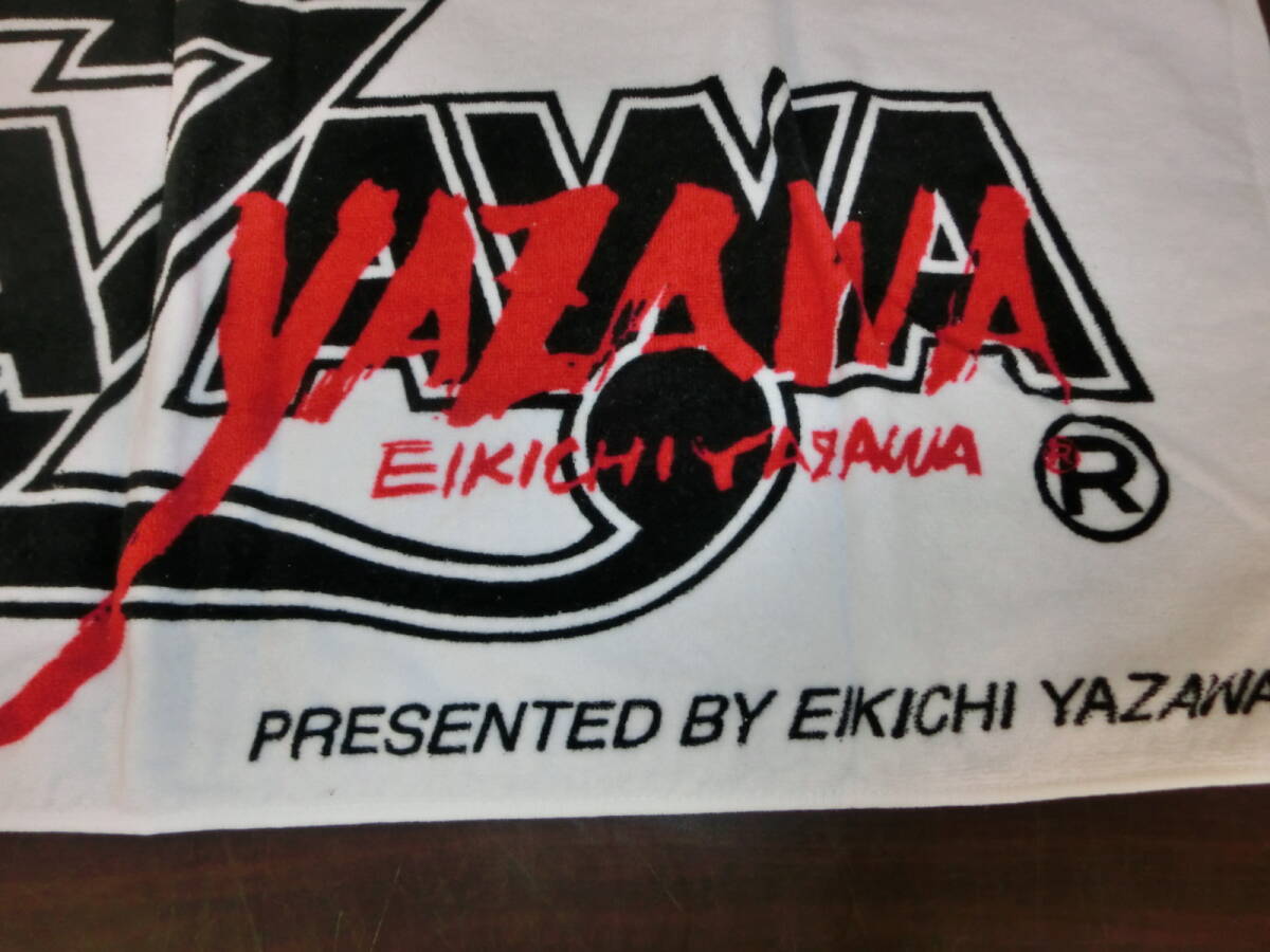 *③E.YAZAWA полотенце YAZAWA Logo белый YAZAWA товары не использовался 1 иен старт *