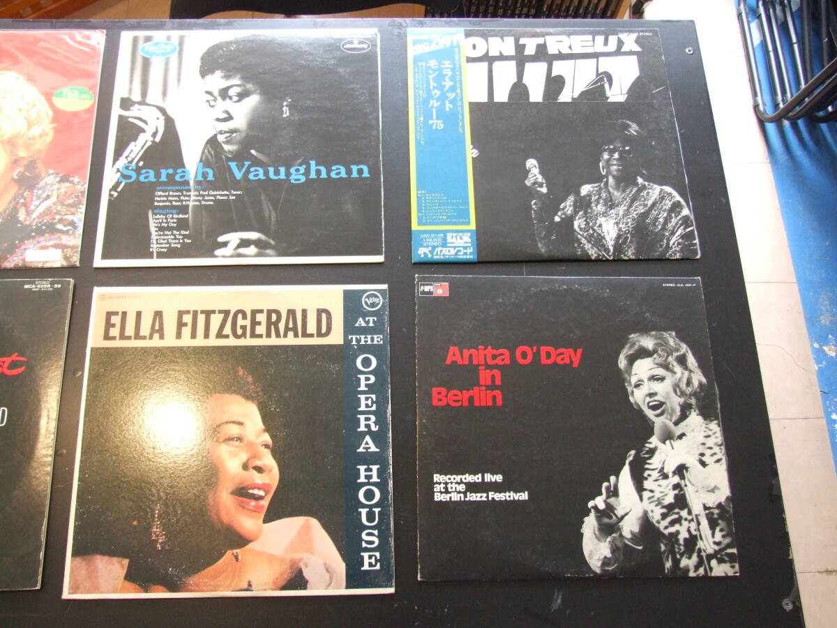 JAZZボーカル LP レコード まとめて24枚セット ELLA FITZGERALD ANITA O'DAY HELEN MERRILL 安田南 笠井紀美子 他_画像6