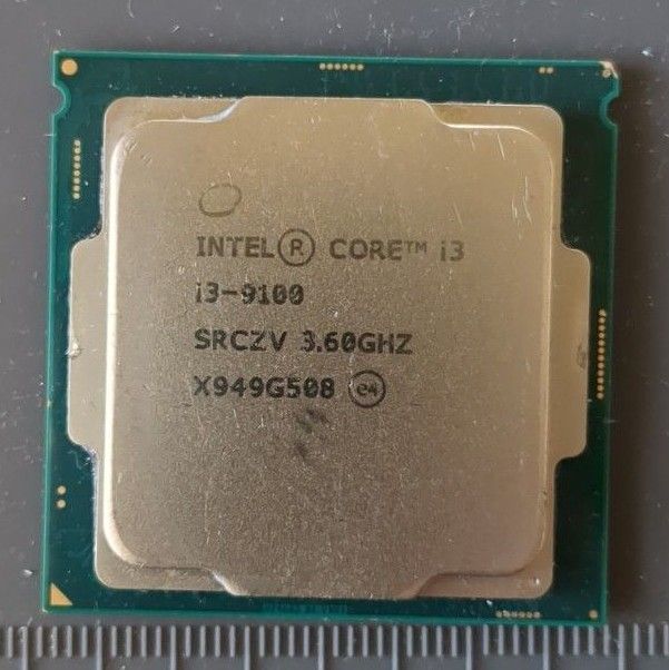 Intel Core i3 9100 動作品