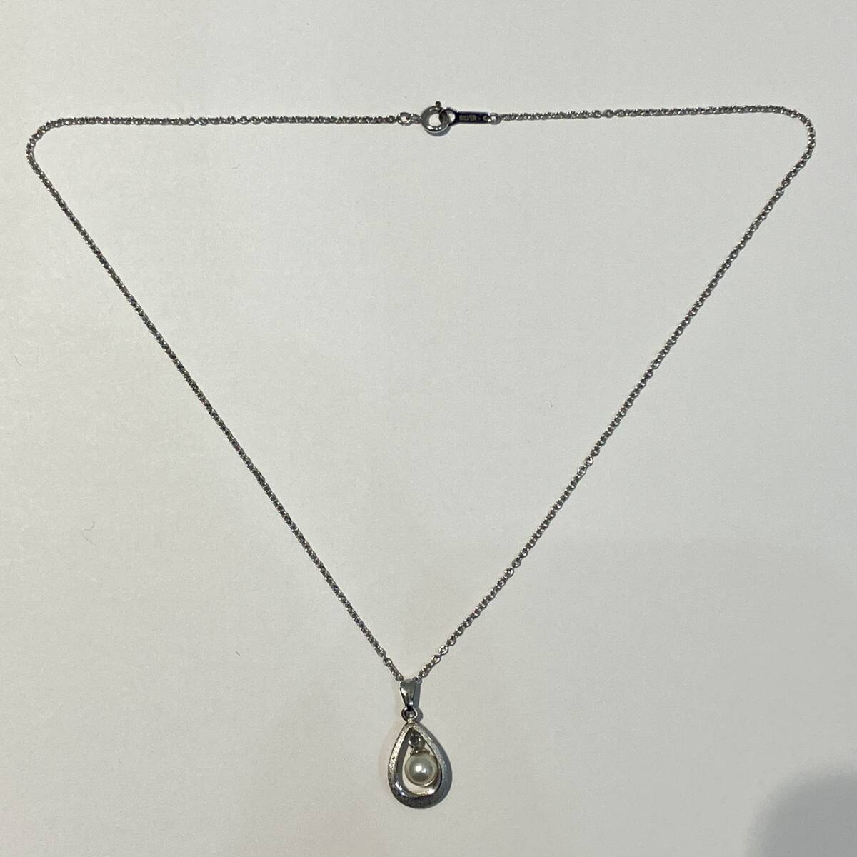 【ミキモト真珠島/MIKIMOTO】パール/真珠ネックレス 約5.9mm玉 SILVER925 約3.8g【箱/ケース付】★44500_画像5