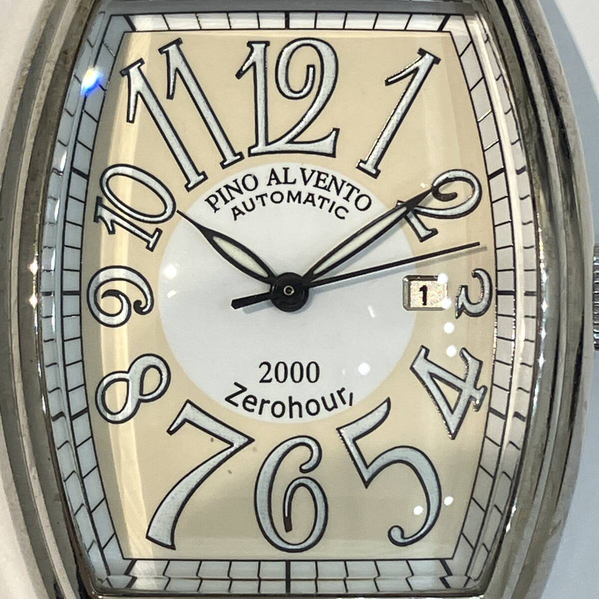 【PINO AL VENTO/ピノアルヴェント】2000 Zerohour, デイト メンズ オートマチック/自動巻き 腕時計★の画像8