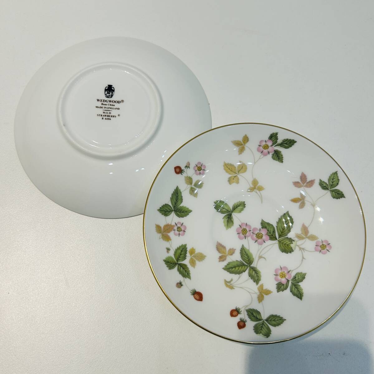 【WEDGWOOD/ウェッジウッド】WILDSTRAWBERRY/ワイルドストロベリー カップ&ソーサー 7客おまとめ★44672_画像8