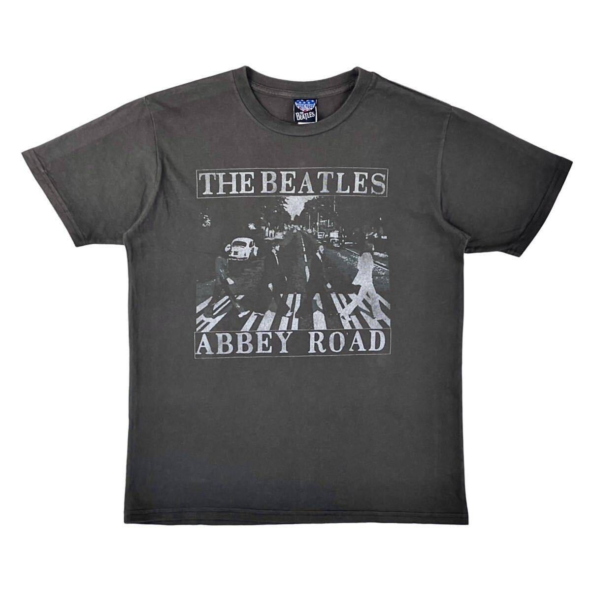 中古 Junk Food ジャンクフード The Beatles ビートルズ AbbeyRoad アビイロード 横断歩道 有名 アルバム ジャケット ジョン ポールTシャツ