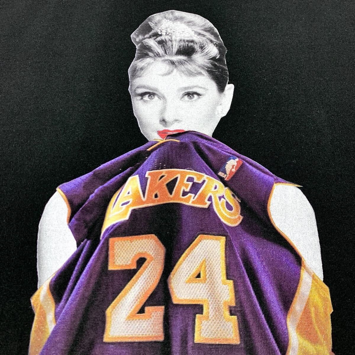 新品 未使用 オードリーヘプバーン NBA LAKERS レイカーズ 24 コービーブライアント ユニフォーム ビッグ Tシャツ オーバーサイズ 5XL(6L)