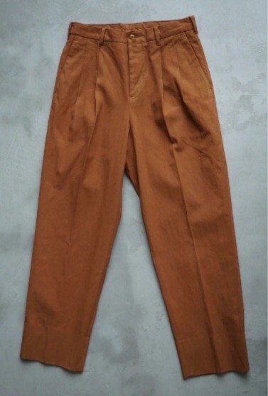 即完売 MAATEE&SONS 俺のCHINO-PAN size 2《マーティーアンドサンズ》俺チノ REDDISH BROWN_画像2