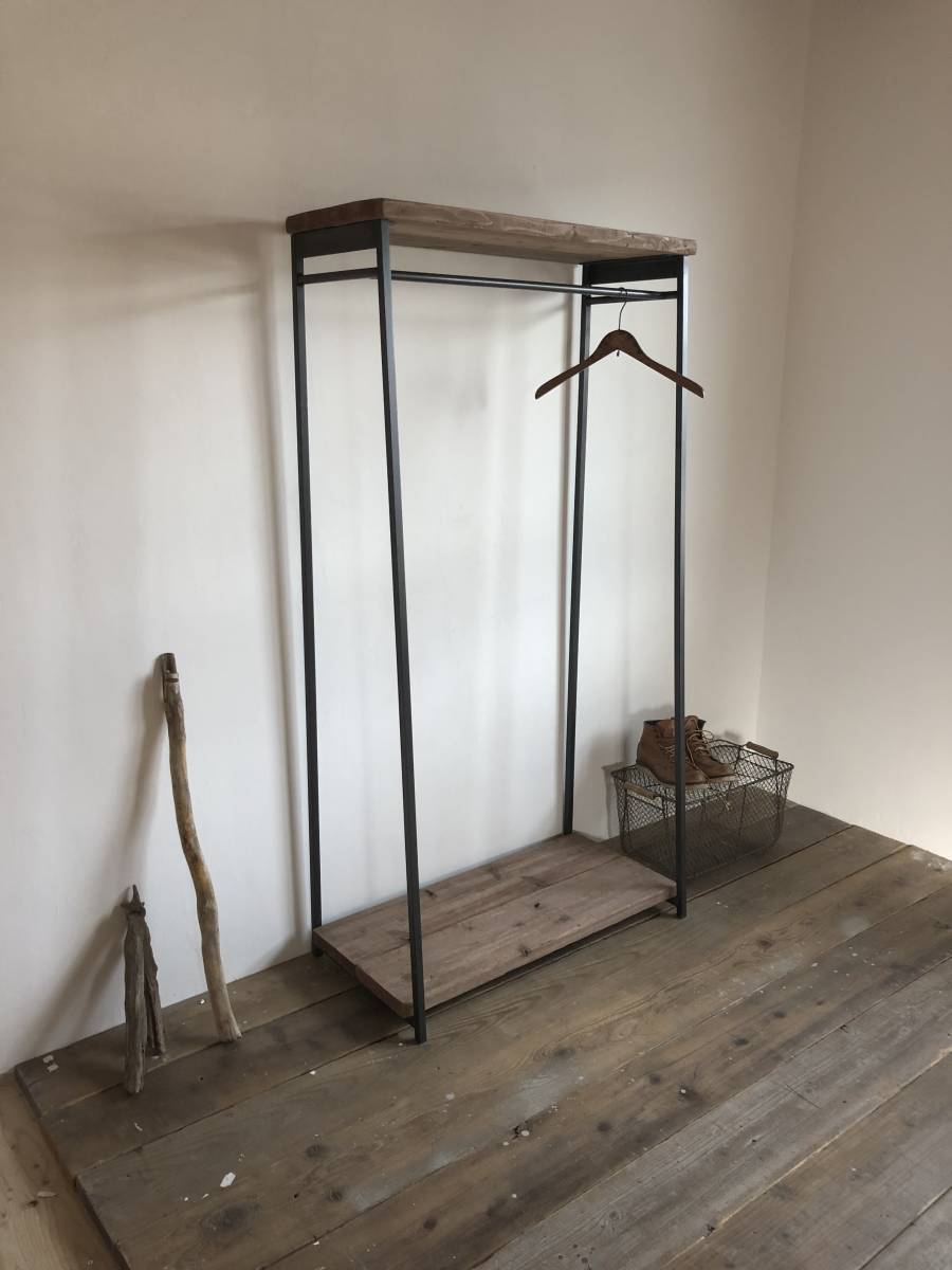 * commodity explanation obligatory reading MH4-160-SQUEA hanger rack iron in dust real hook attaching compact display rack old material 