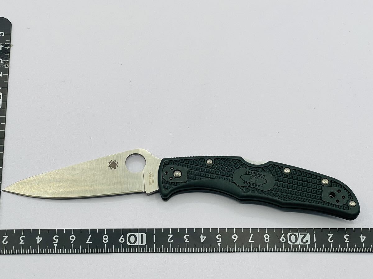 Spyderco スパイダルコ ENDURA4 折りたたみナイフ SEKI-CITY アウトドア ナイフ エンデューラー4 ブラック の画像8