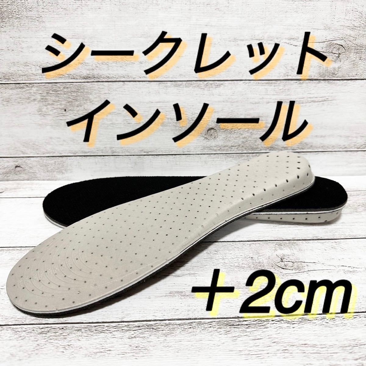 インソール シークレット 2cm 中敷き メンズ レディース 靴